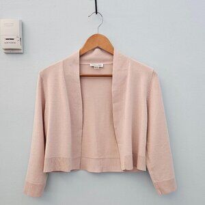 Calvin Klein Women's Long Sleeve Cardigan Shrug – Blush/ Blossom Knit